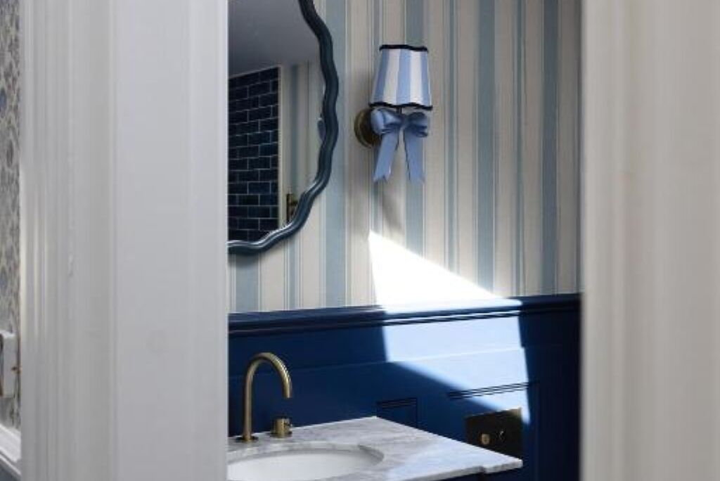 Shower, hair dryer, towels, toilet paper