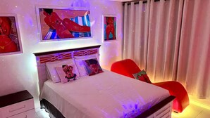 1 室のベッドルーム、アイロン / アイロン台、WiFi、ベッドシーツ
