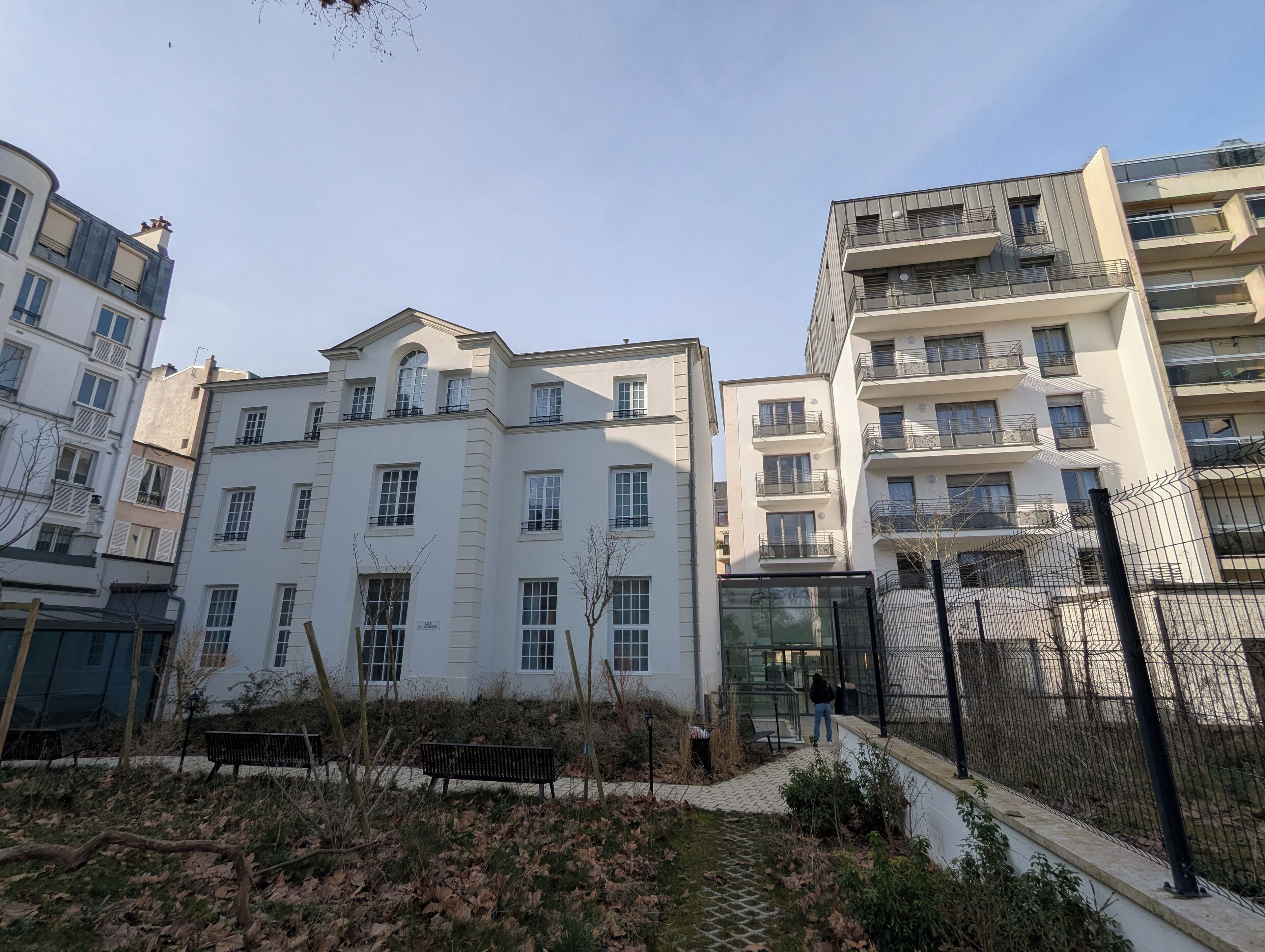 Overnatningsstedets facade