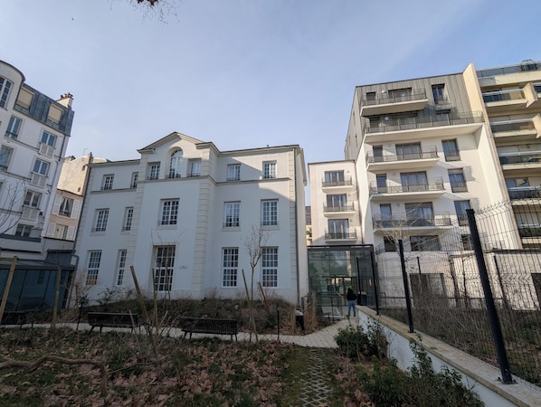 Majoituspaikan julkisivu