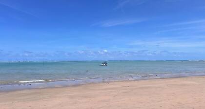 Apto com Varanda Vista e Piscina em Maragogi