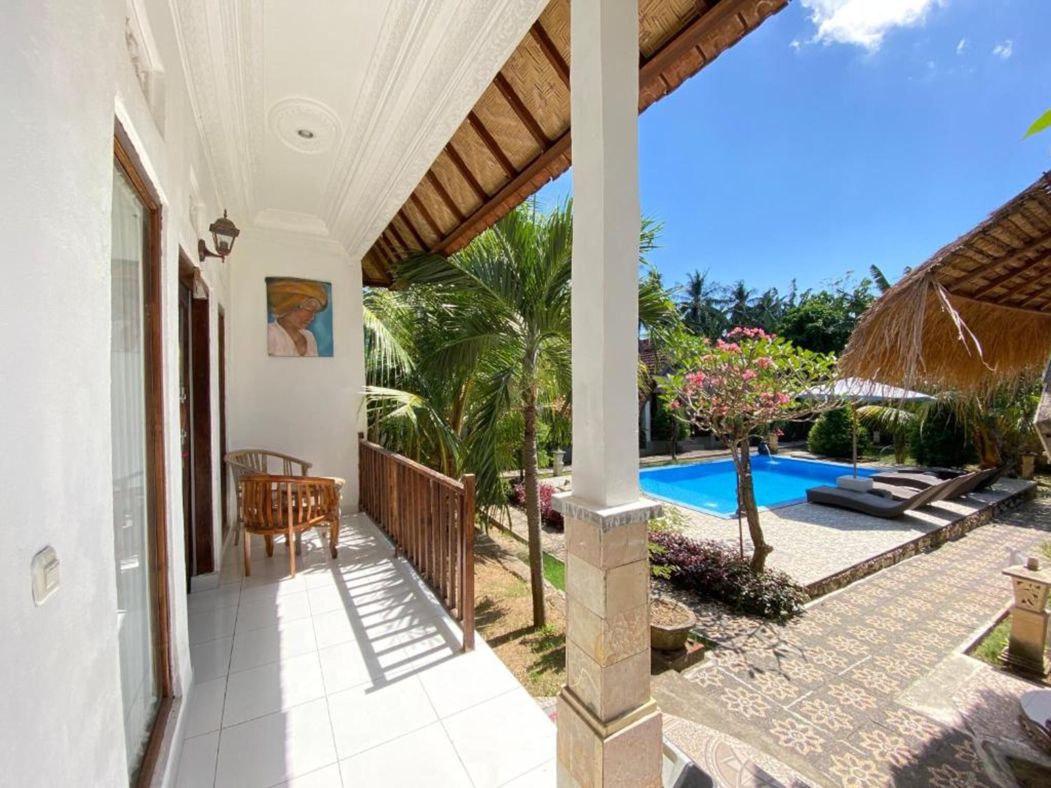 Deluxe Double Room, Balcony, Courtyard View | Terrace/patio