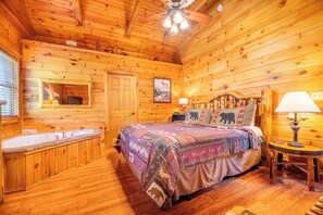 2 bedrooms, desk, iron/ironing board, travel crib