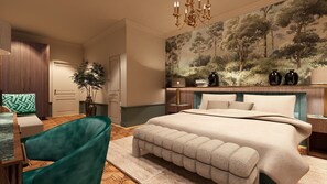 迷你吧、客房内保险箱、办公桌、笔记本电脑工作区