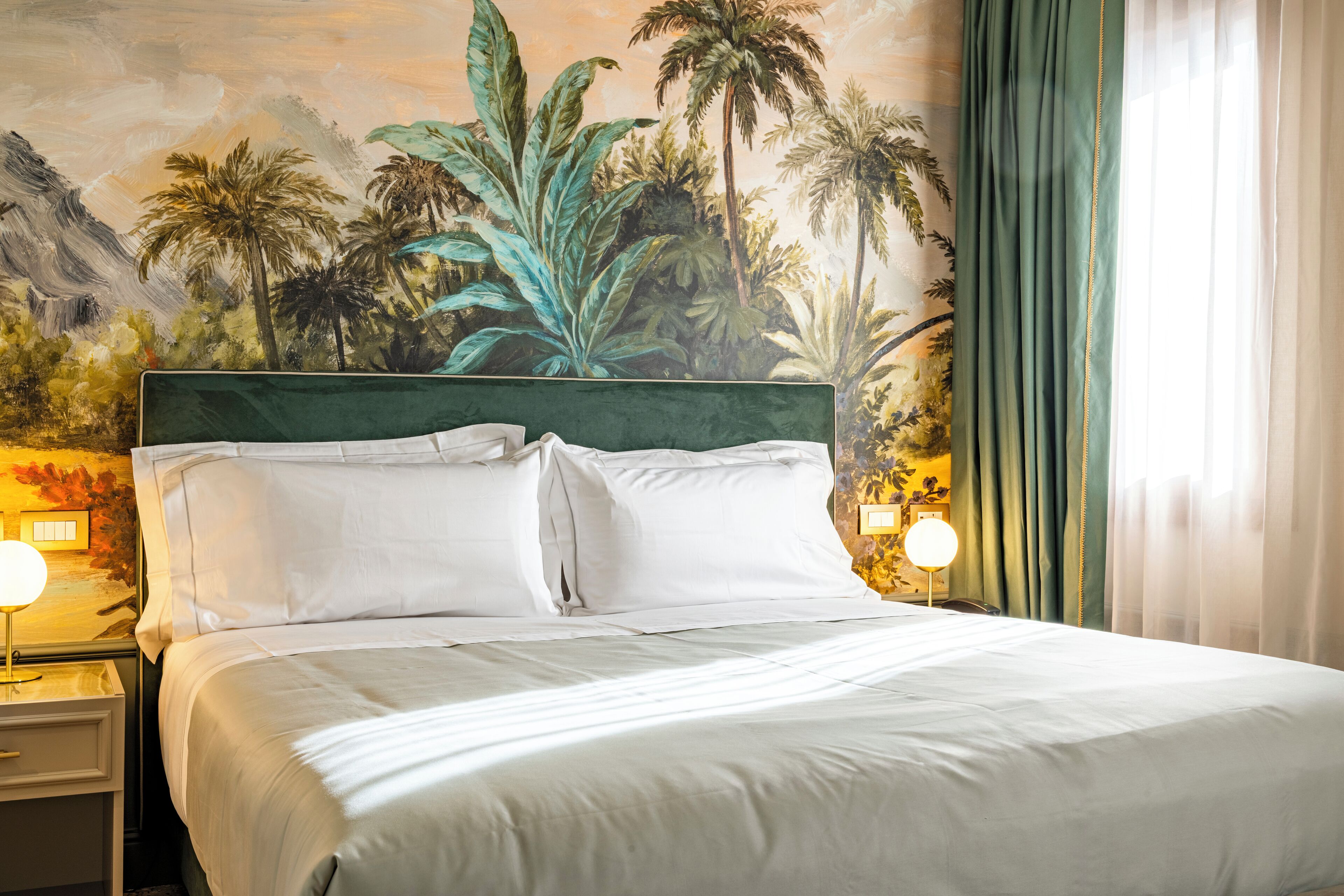 Chambre Deluxe Double ou avec lits jumeaux, vue jardin