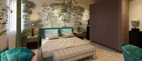 ミニバー、セーフティボックス (室内)、デスク、ノートパソコン用作業スペース