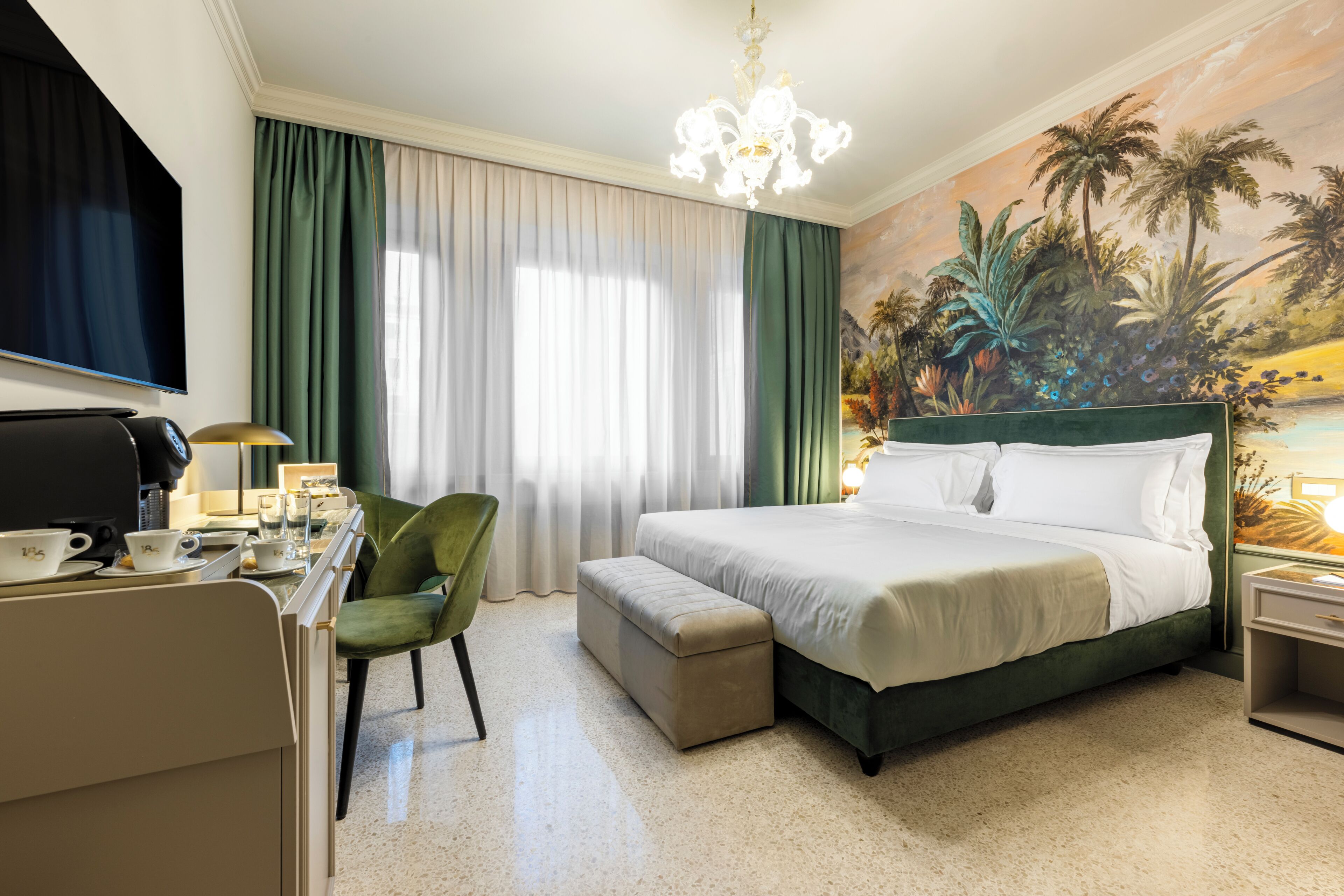 Minibar, in-room safe, desk, laptop workspace