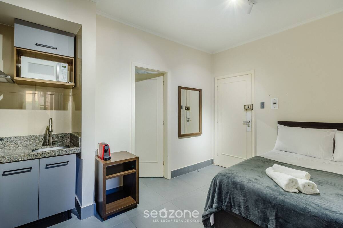 Apartemen Basic | 1 kamar tidur dan Wi-Fi gratis