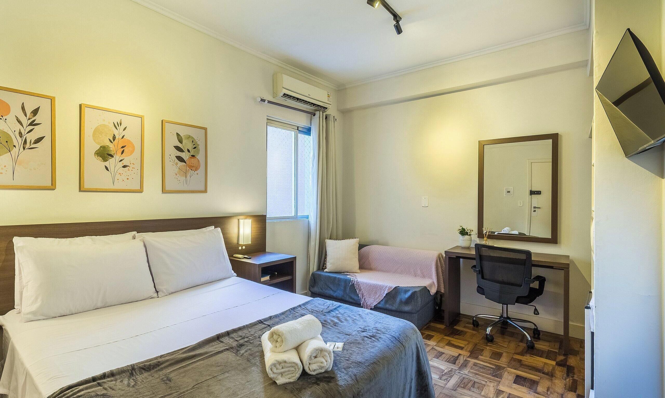 Apartemen Basic | 1 kamar tidur dan Wi-Fi gratis