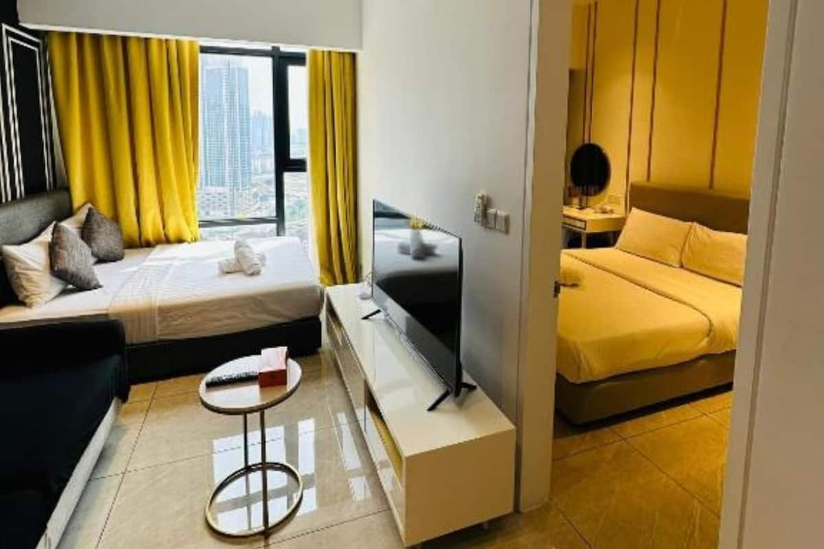 Apartamento familiar | Tabla de planchar con plancha, wifi gratis, ropa de cama