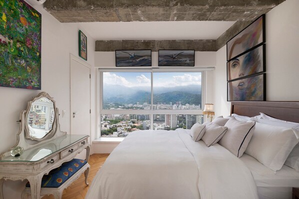 Apartment | In-room safe, iron/ironing board, free WiFi - Rua Almirante Guilhem, 332 - Leblon Vista para a Lagoa e Mar (Rio de Janeiro)