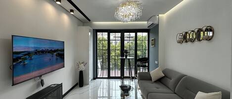 Classic Apartment, 2 Bedrooms | Living area