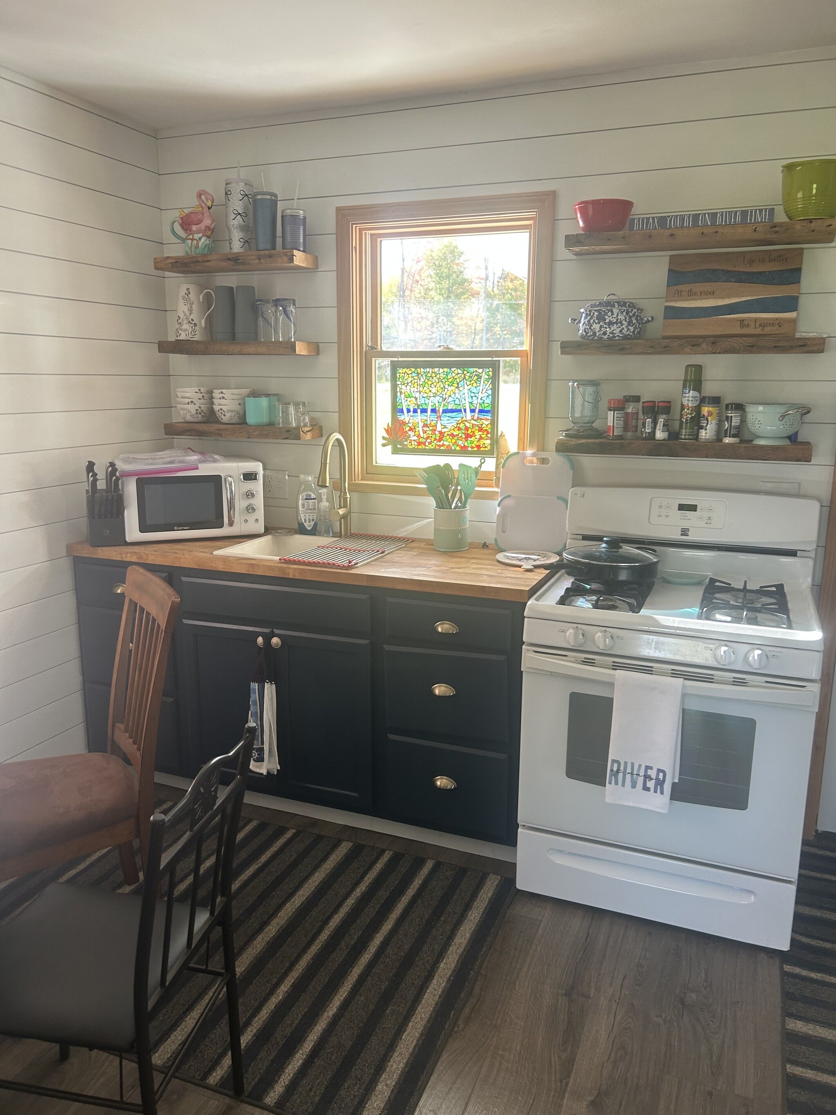 Microwave, oven, stovetop