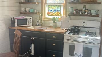 Microwave, oven, stovetop