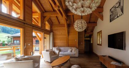 14-person chalet with private indoor pool