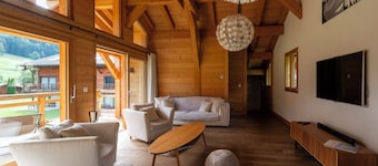 14-person chalet with private indoor pool