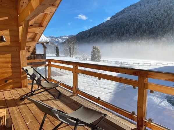 Property grounds - 14-person chalet with private indoor pool (La Chapelle-d'Abondance)