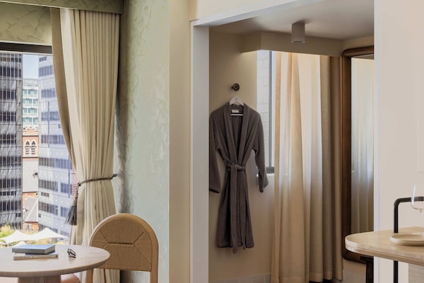 Hypo-allergenic bedding, pillowtop beds, minibar, in-room safe
