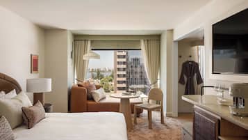 Hypo-allergenic bedding, pillowtop beds, minibar, in-room safe