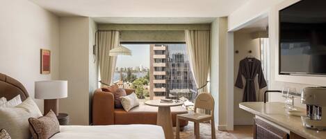 Hypo-allergenic bedding, pillowtop beds, minibar, in-room safe