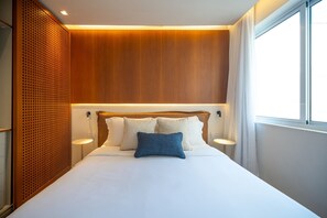 Apartamento | Caja fuerte, cortinas opacas, wifi gratis