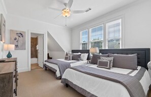 3 bedrooms, iron/ironing board, WiFi, bed sheets