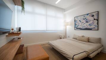 Apartamento | Cortinas blackout, Wi-Fi de cortesia