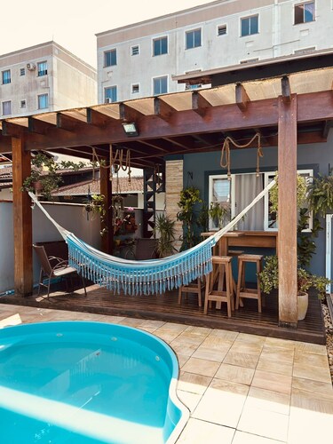 Studio with pool, close to BR-101 - pet friendly