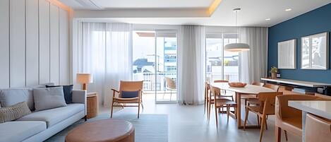 Lägenhet | Vardagsrum | Platt-tv