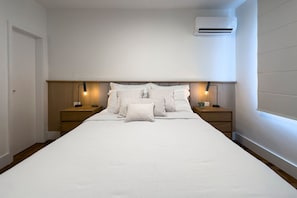 Apartamento | Cofres nos quartos, cortinas blackout, ferros/tábuas de passar roupa