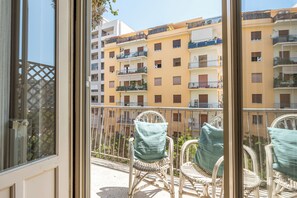 Appartamento Comfort, 1 letto matrimoniale con divano letto, balcone | Balcone