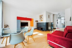 Apartamento Deluxe | Zona de estar