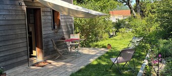 Wooden haven of peace with pre-Alps panorama