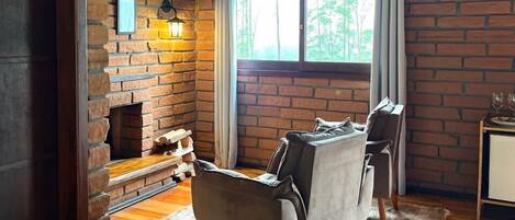 Chalet, Mountain View | Living area