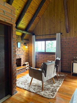 Chalet, Mountain View | Living area