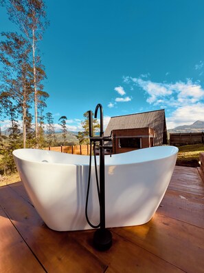 Executive Chalet, Mountain View | Ruang tamu | TV skrin rata, pendiangan 