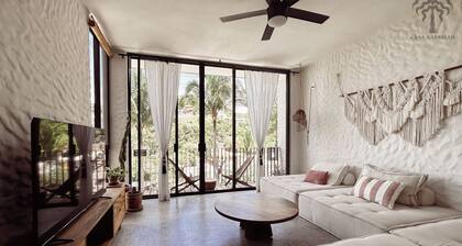 Modern Boho Oasis in Sayulita | 2BR 2.5BA | Sleeps 6| Steps to the Beach