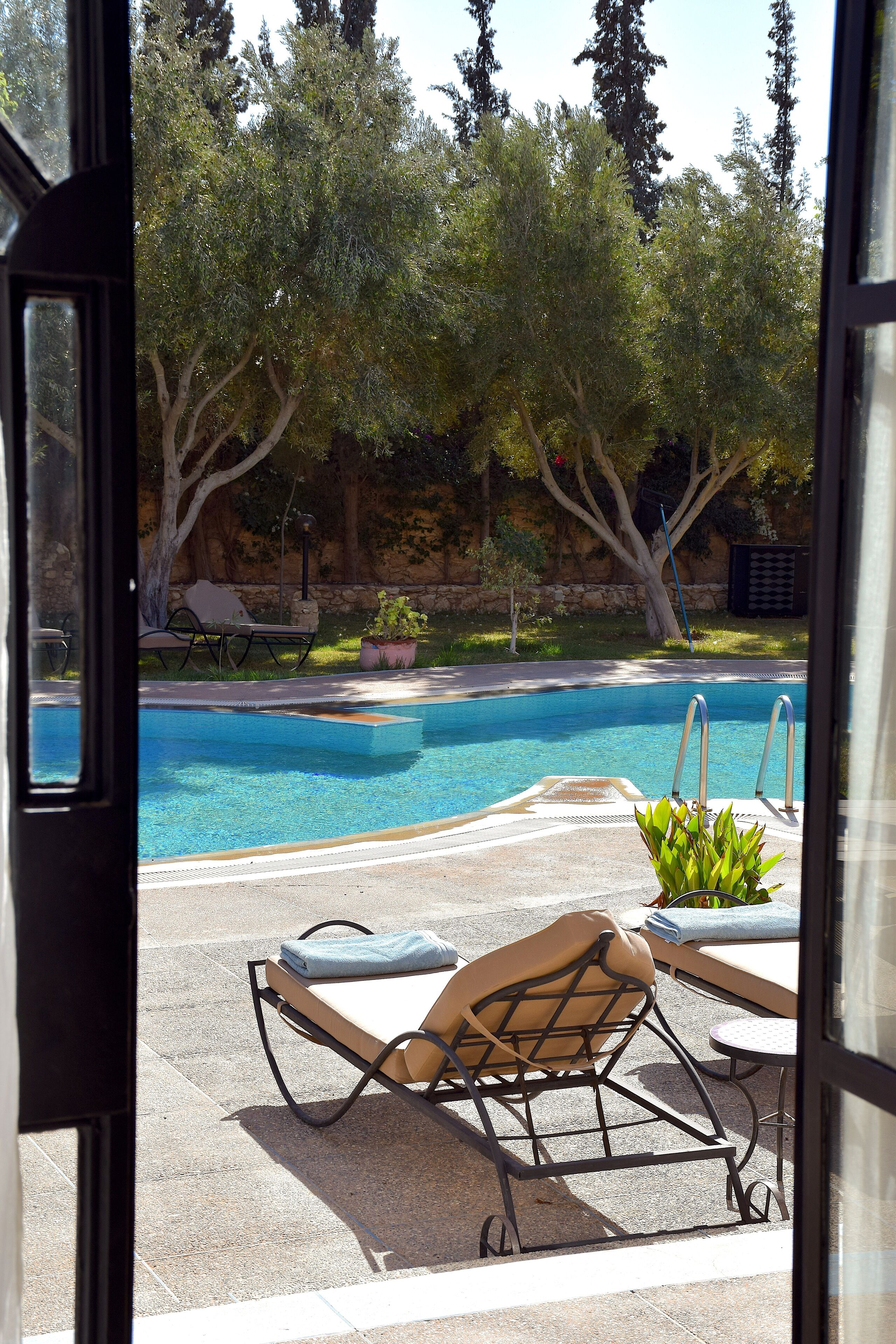 Piscine extérieure, piscine chauffée