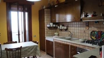 Horno y cafetera y tetera