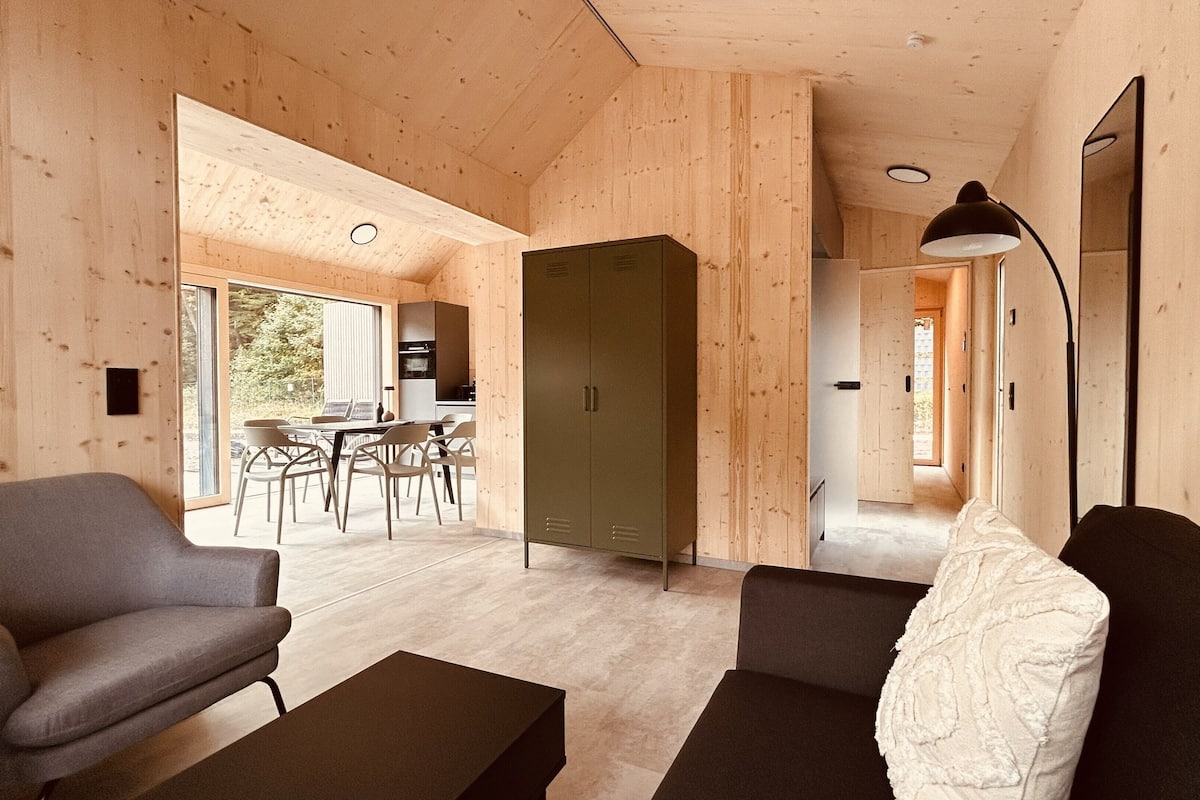 Waldbaude Max inkl. Sauna | 免費 Wi-Fi、獨特設計、床單