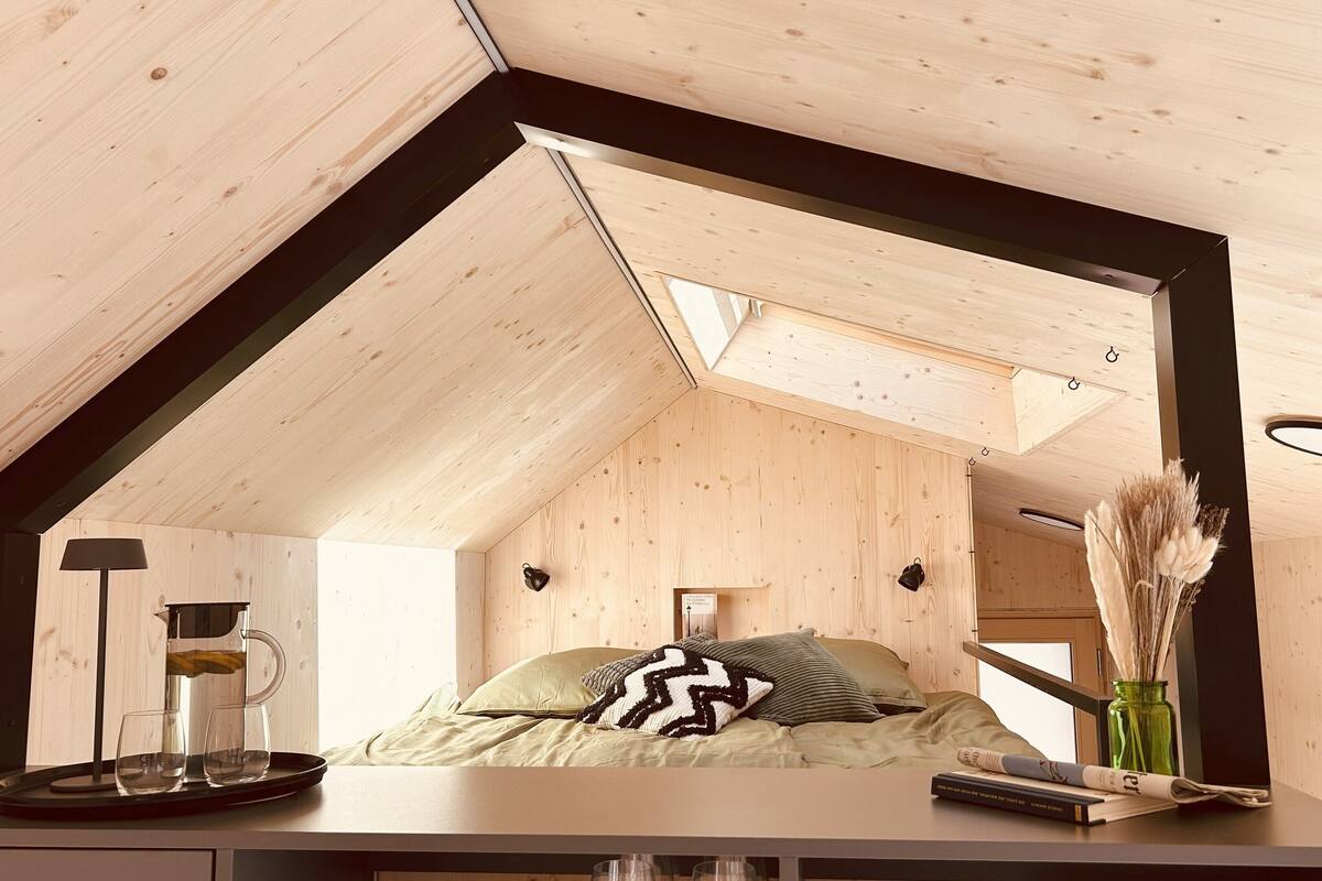 Waldbaude Cozy +2 | 免費 Wi-Fi、獨特設計、床單