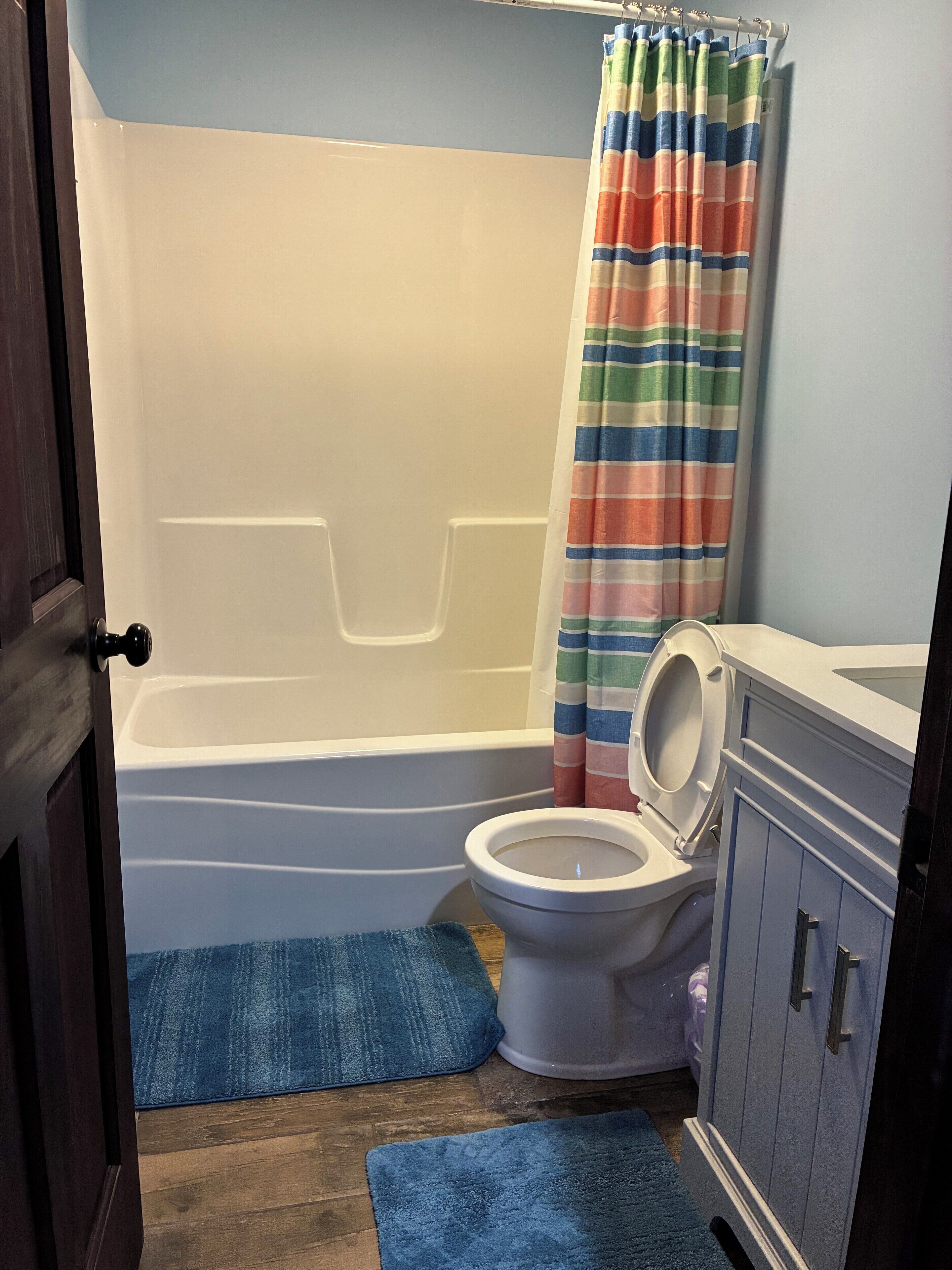 Towels, toilet paper