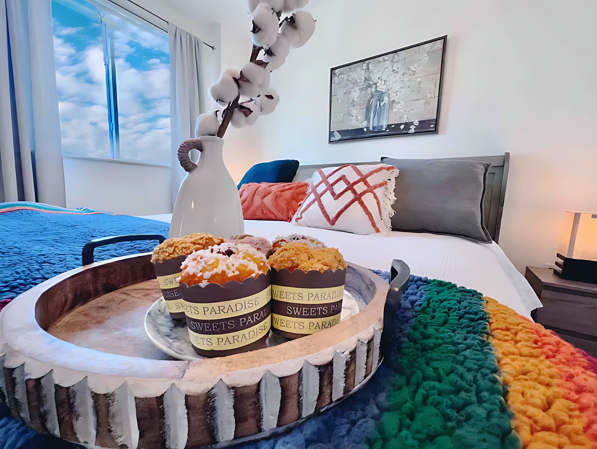 Apartament, 2 dormitoris, balcó | Cortines opaques, planxa i posts de planxar i wifi gratuïta 