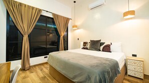 2 bedrooms, internet, bed sheets