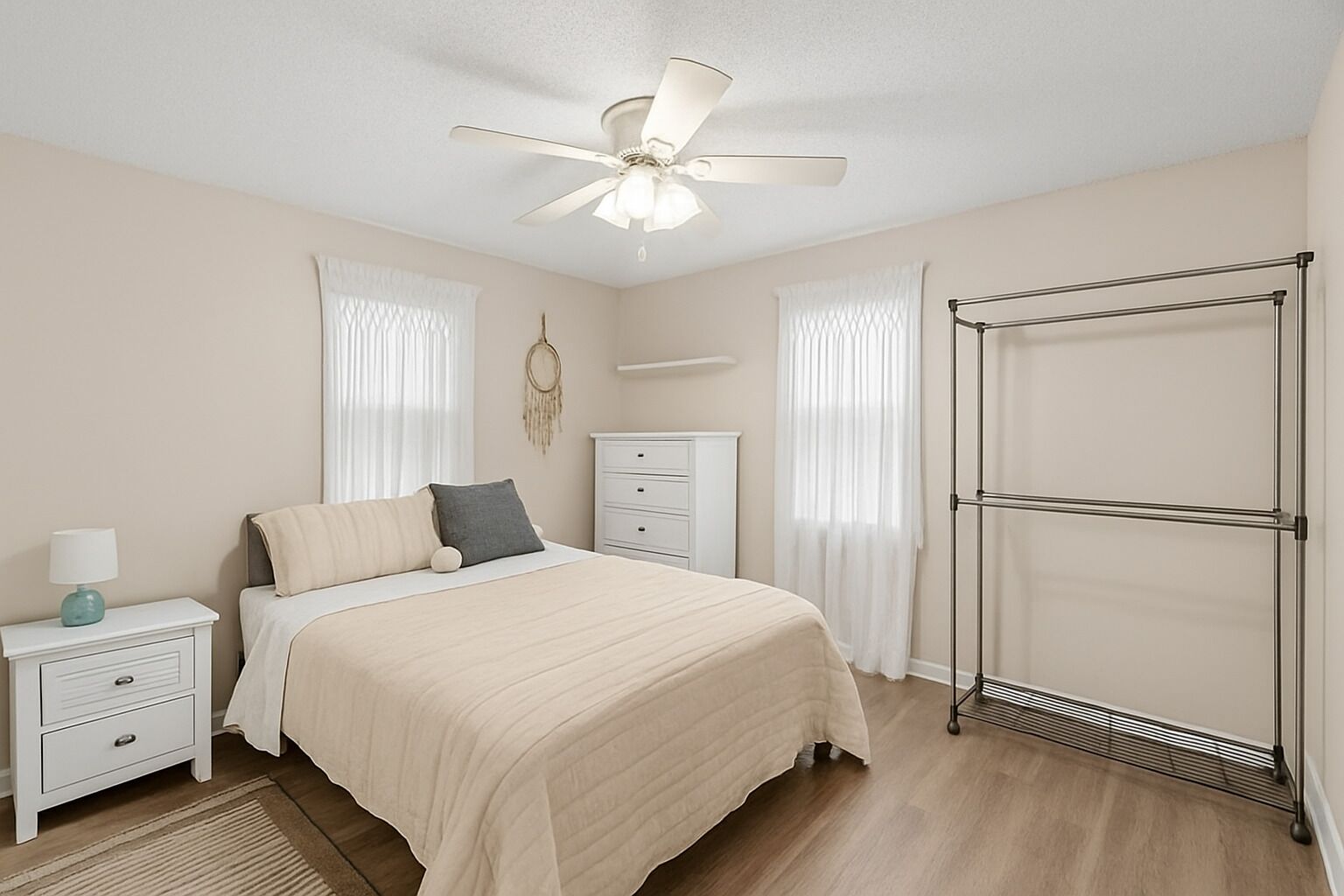 3 habitaciones, wifi y ropa de cama 