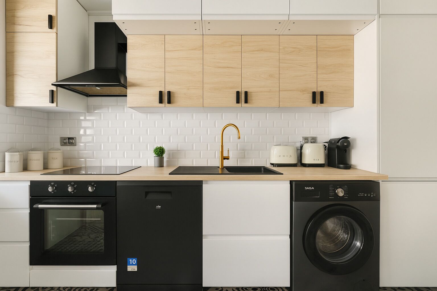 Apartamento | Cozinha privada | Geladeira, micro-ondas, fogão, cooktop