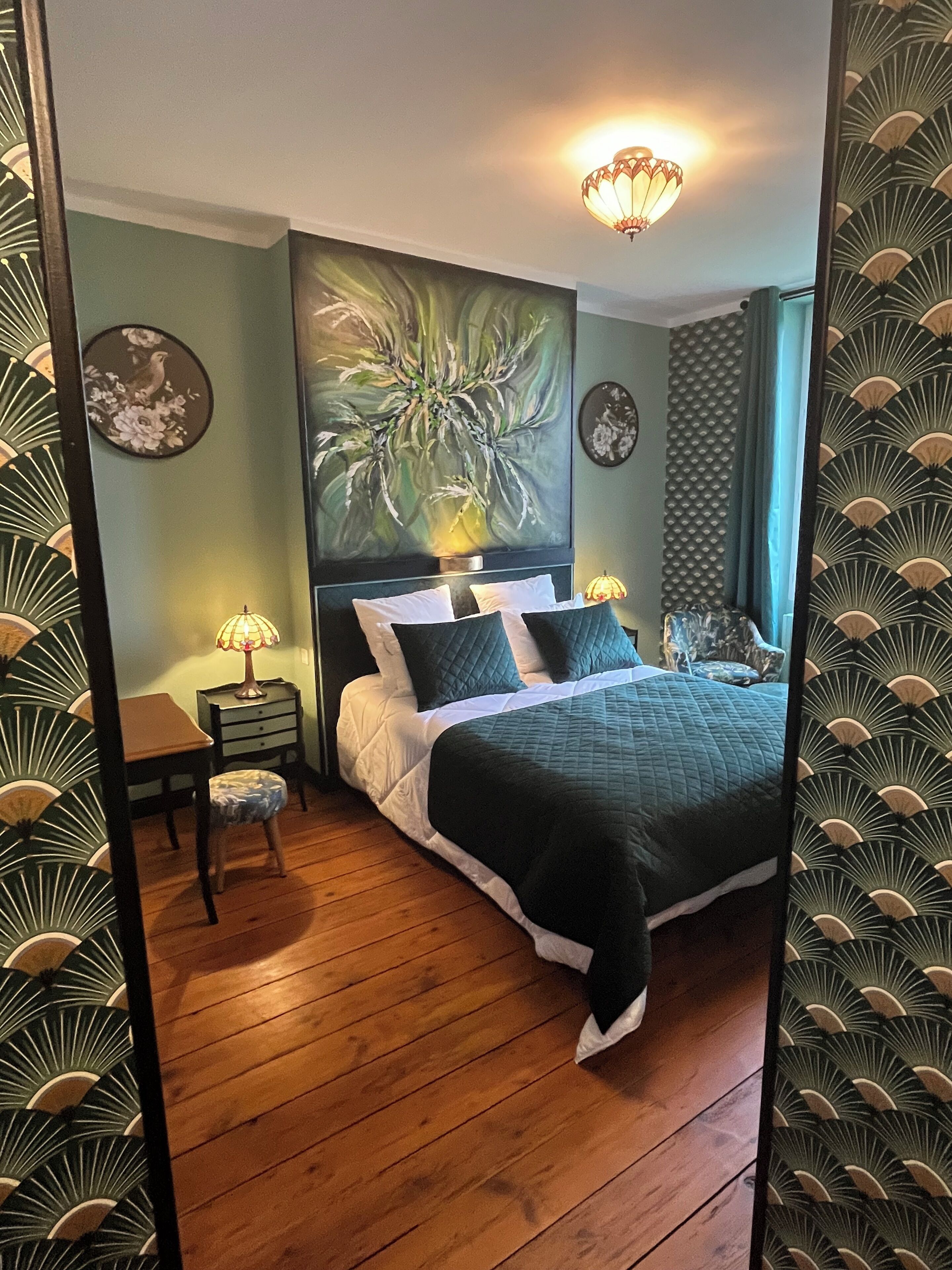 Double Room, Garden View | Laptop workspace, blackout drapes, free WiFi