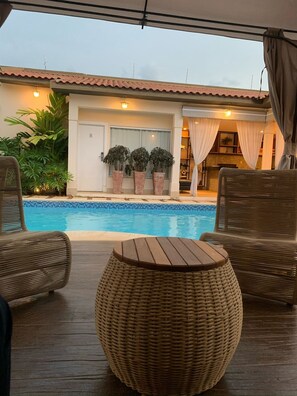 Outdoor pool - Prosper Executive Hotel (Capivari)