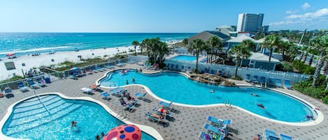 Apartment, 1 King-Bett und Schlafsofa (Majestic Beach Towers 2-1703) | Pool | Innenpool, beheizter Pool