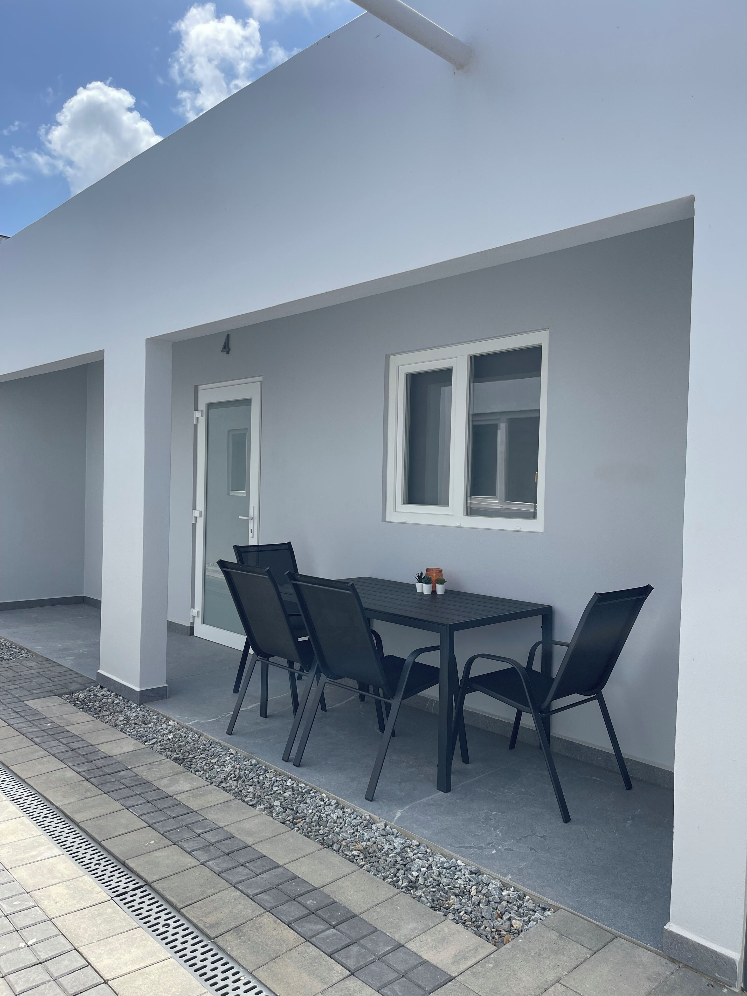 Leilighet – deluxe, 2 soverom, kjøkken, hageutsikt (#4) | Terrasse/patio